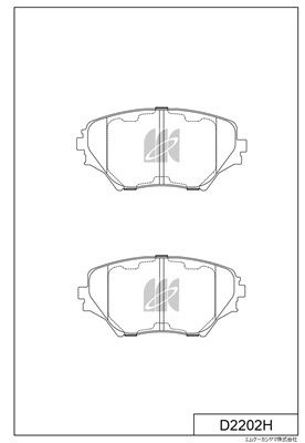 KASHIYAMA Kолодки тормозные передние TOYOTA rav 4 01--06