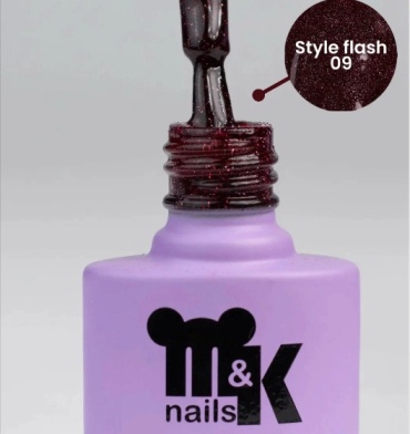 M&K nails гель-лак Style Flash 09 камуфлирующее 7 мл