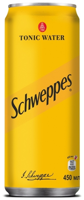 Schweppes тоник натуральный 0.45 л