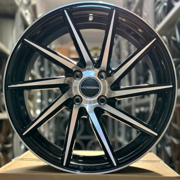 Rainbow Dance Vossen 561AAQ 7.5x17/4x100 D67.1 ET35 4 диска черный, серебристый