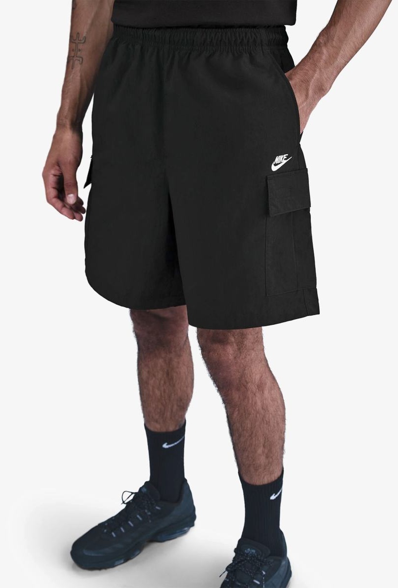 Повседневные шорты Nike черный, белый