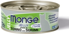 Monge кусочки в желе тунец, сурими 80 г 1 шт