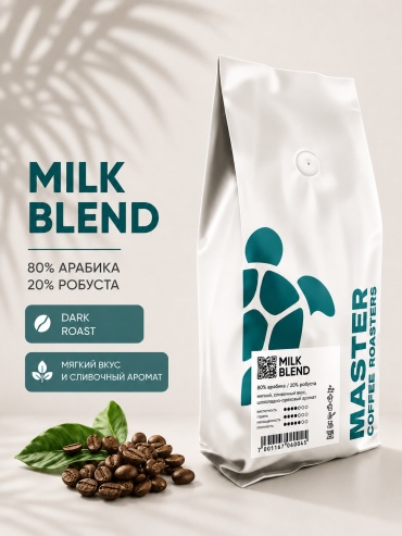Кофе Master Coffee Milk Blend зерновой 1000 г