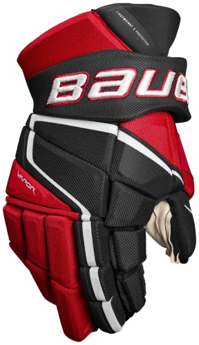 Bauer S22 VAPOR 3X PRO GLOVE черный, красный 14