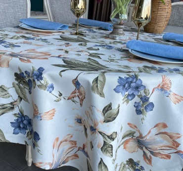 Скатерть Maryam decor & textile 120x120 см, хлопок, дак, 1 шт
