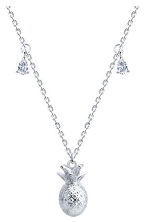 Колье Zlato 478СР94071215С1 длина 42 см вес 4.18 г серебро, фианит