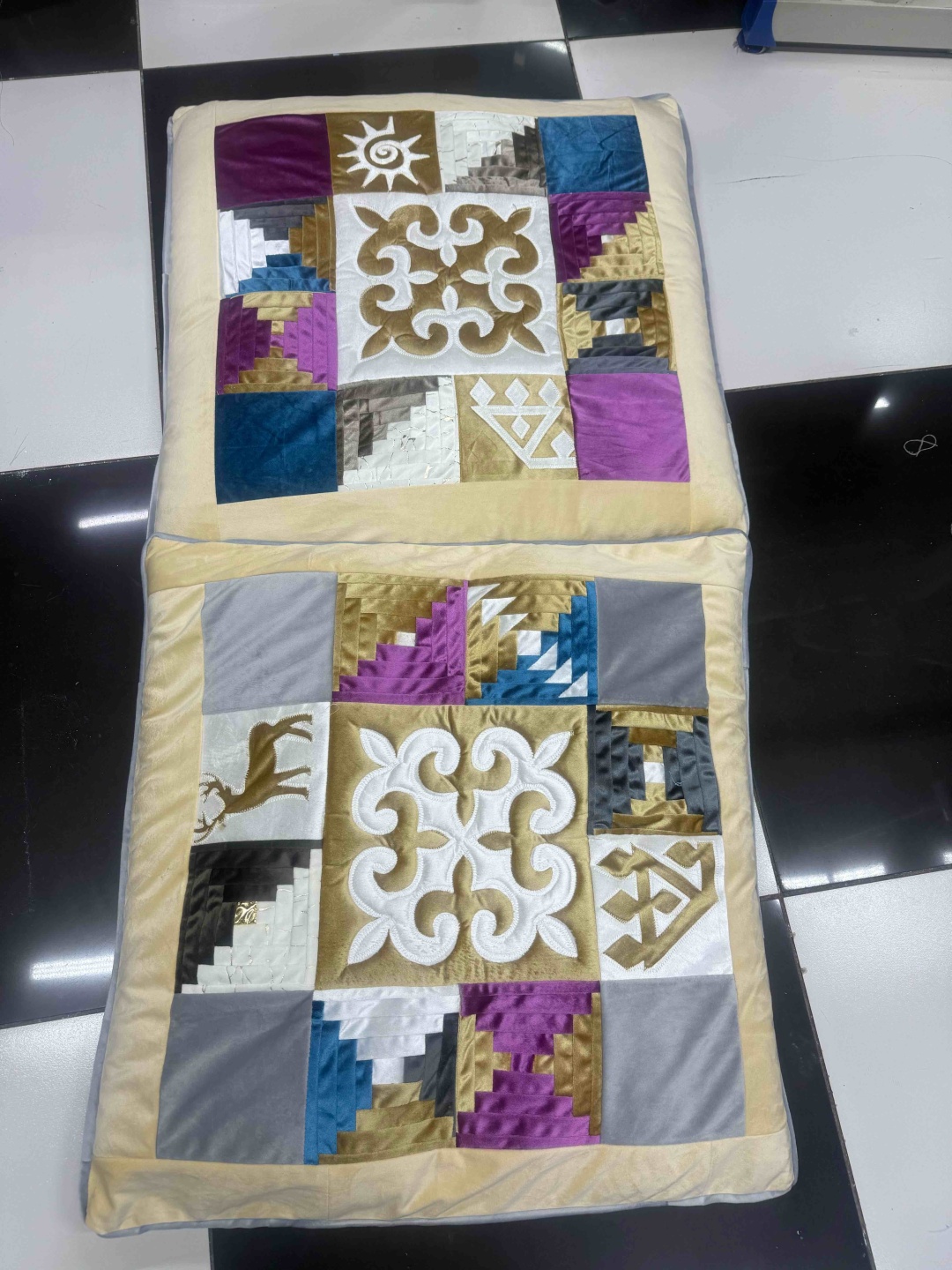 Корпе 80x80 см, вата, бежевый