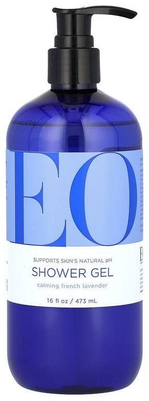 EO Products гель для душа, успокаивающая французская лаванда, 473 мл (16 жидк. унций) гель 473 мл