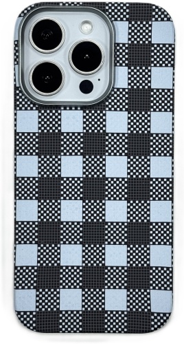 Чехол CABBEEN для Apple iPhone 16 Pro голубой