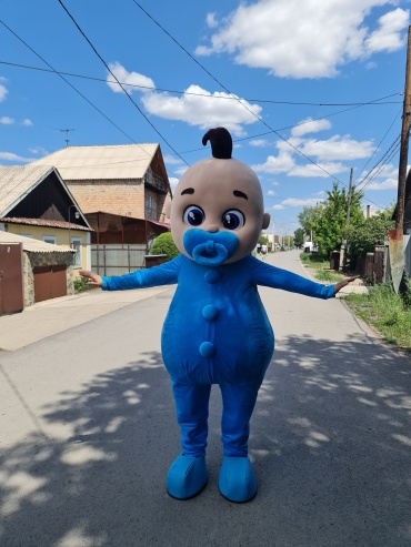 Карнавальный костюм Event Mascot Ростовая кукла Пупс Мальчик мультиколор