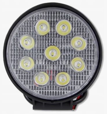 Светодиодная фара 0253 9led-27w-r 27 Вт круглая