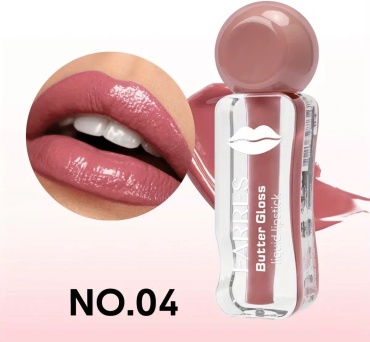 FARRES cosmetics Butter Gloss жидкая помада 04 розовый блик