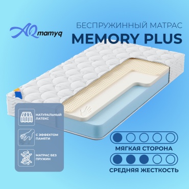 Матрас Ақ мамық Memory Plus, 170x200x24 см