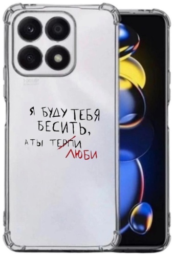 Чехол DiCase для Honor X8a прозрачный