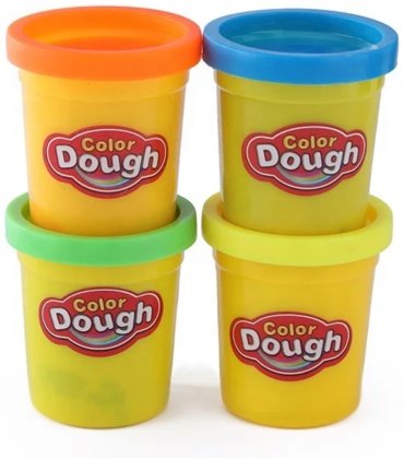 Colour Dough PD9008 масса для лепки количество цветов: 4 шт