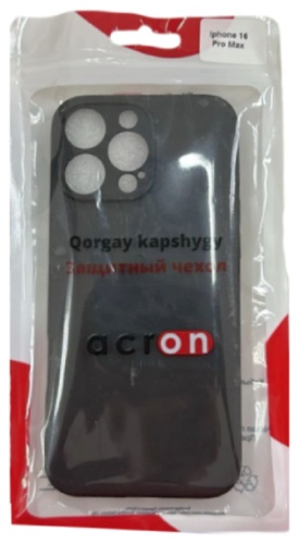 Чехол Acron для Apple iPhone 16 Pro Max черный