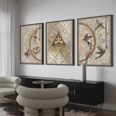 Картина Бақ қонған шаңырақ 60x90 см