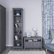 Стеллаж напольный Swed House 2.08.07.100.4 SAGA 50, 49x41x215 см, серый