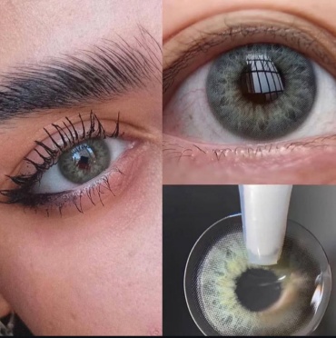 Контактные линзы MiLL Greek Green gray 0 кривизна 8.5 на полгода 2 шт