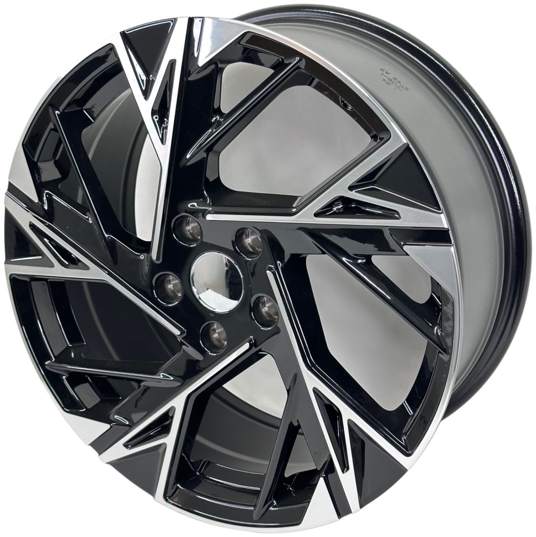 Yixing 1216WW 7.5x18/5x114.3 D67.1 ET49 4 диска черный, серебристый