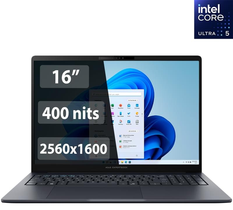 Ноутбук ASUS ExpertBook 16" / 16 Гб / SSD 512 Гб / Win 11 / 90NX08F1-M002W0