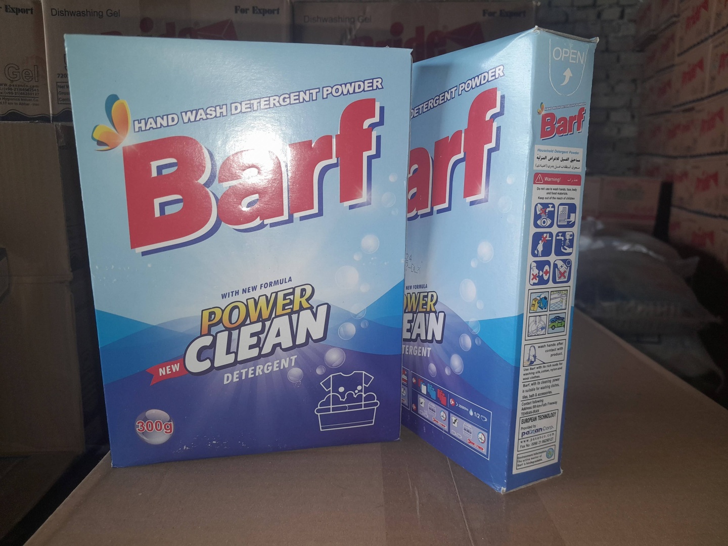 Barf для белых и светлых тканей Barf ручной порошок 24шт300гр 7.2 кг