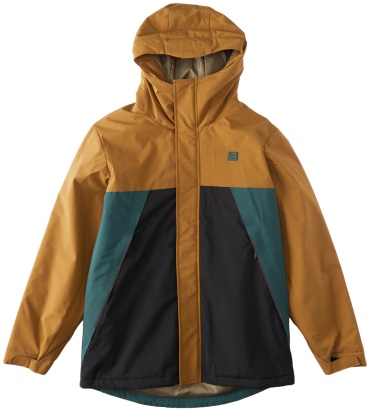 Демисезонная куртка Billabong черный, зеленый, горчичный
