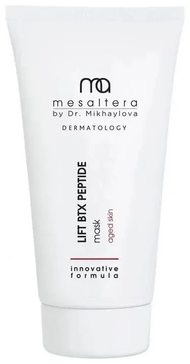 Маска для лица Mesaltera крем Lift BTX Peptide Mask, Омолаживающая маска с пептидами 150 мл