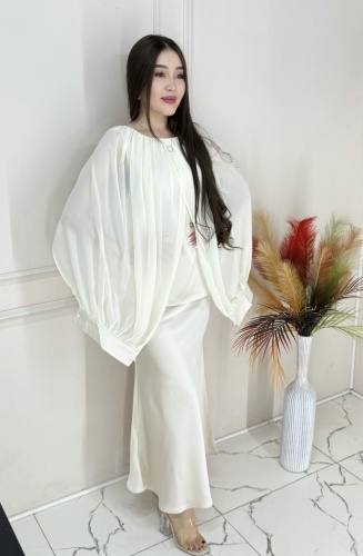 Костюм вечерний Swan fashion белый