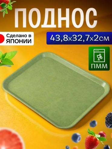Поднос ENTEC 260413661 зеленый