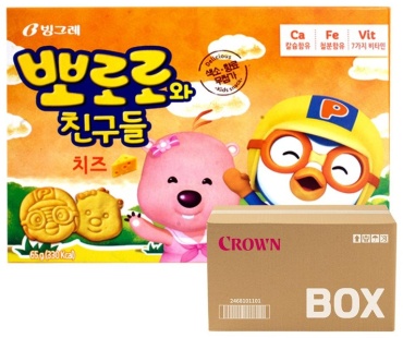 Печенье Binggrae Pororo Cheese 20 шт по 65 г
