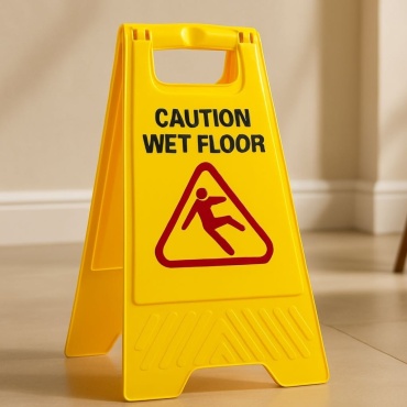 Знак CAUTION WET FLOOR 59.5x28.5 см