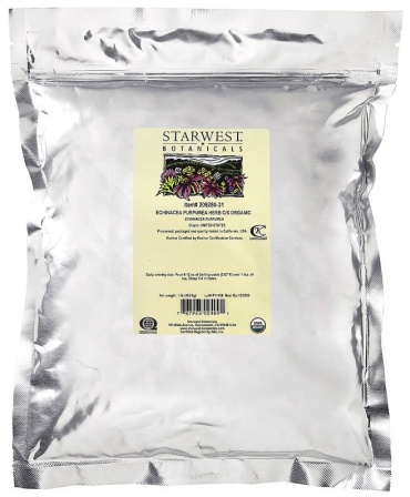 Starwest Botanicals органическая эхинацея пурпурная (Echinacea purpurea) C / S 453.6 г