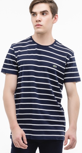 Футболка LACOSTE темно-синий