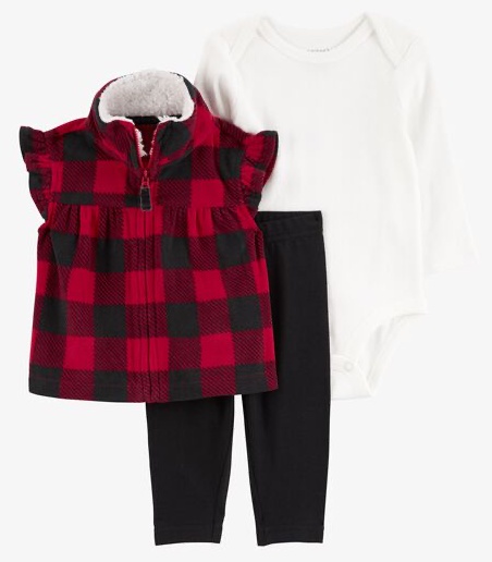 Комплект Carters черный, красный