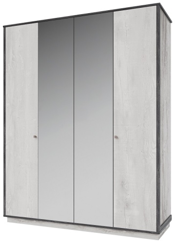 Распашной шкаф 6561005_Шкаф Premium Tiffany 4Д, 182x222х60 см, белый