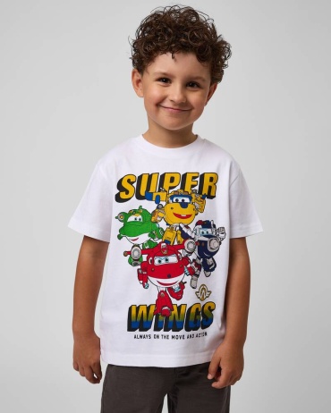 Футболка Super Wings белый
