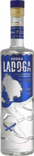 Водка LADOGA классическая мягкий 40% 0.5 л