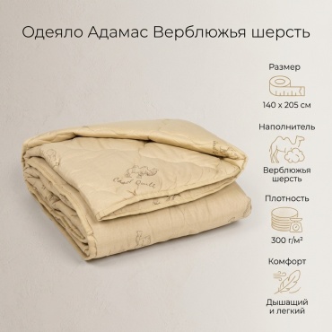 Одеяло Адамас 1075365 140x205 всесезонное