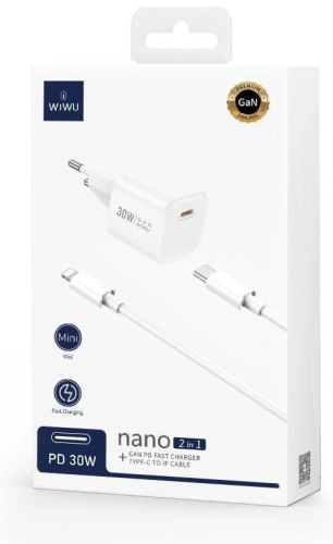 WIWU PD 30W USB Type-C белый