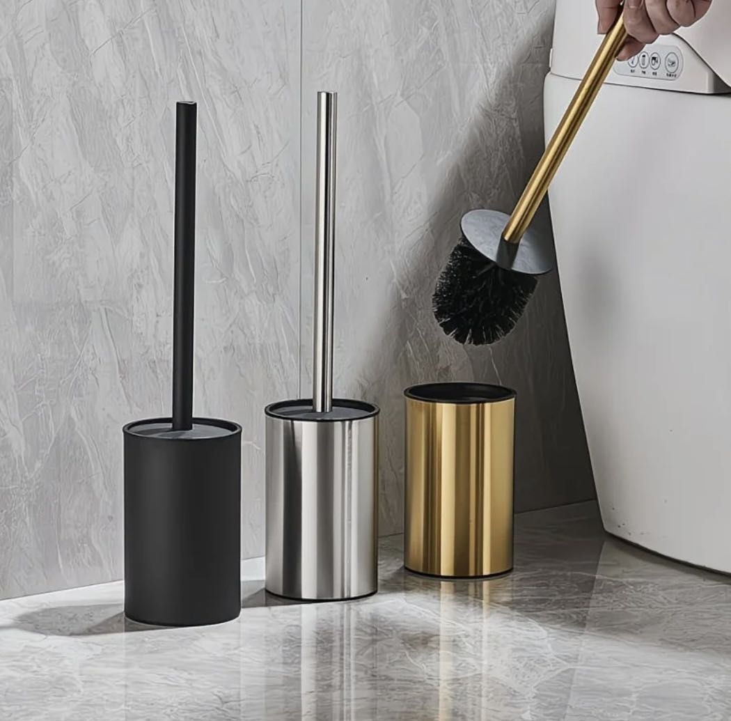 Ершик NIKHOME Gold, пластик, нержавеющая сталь