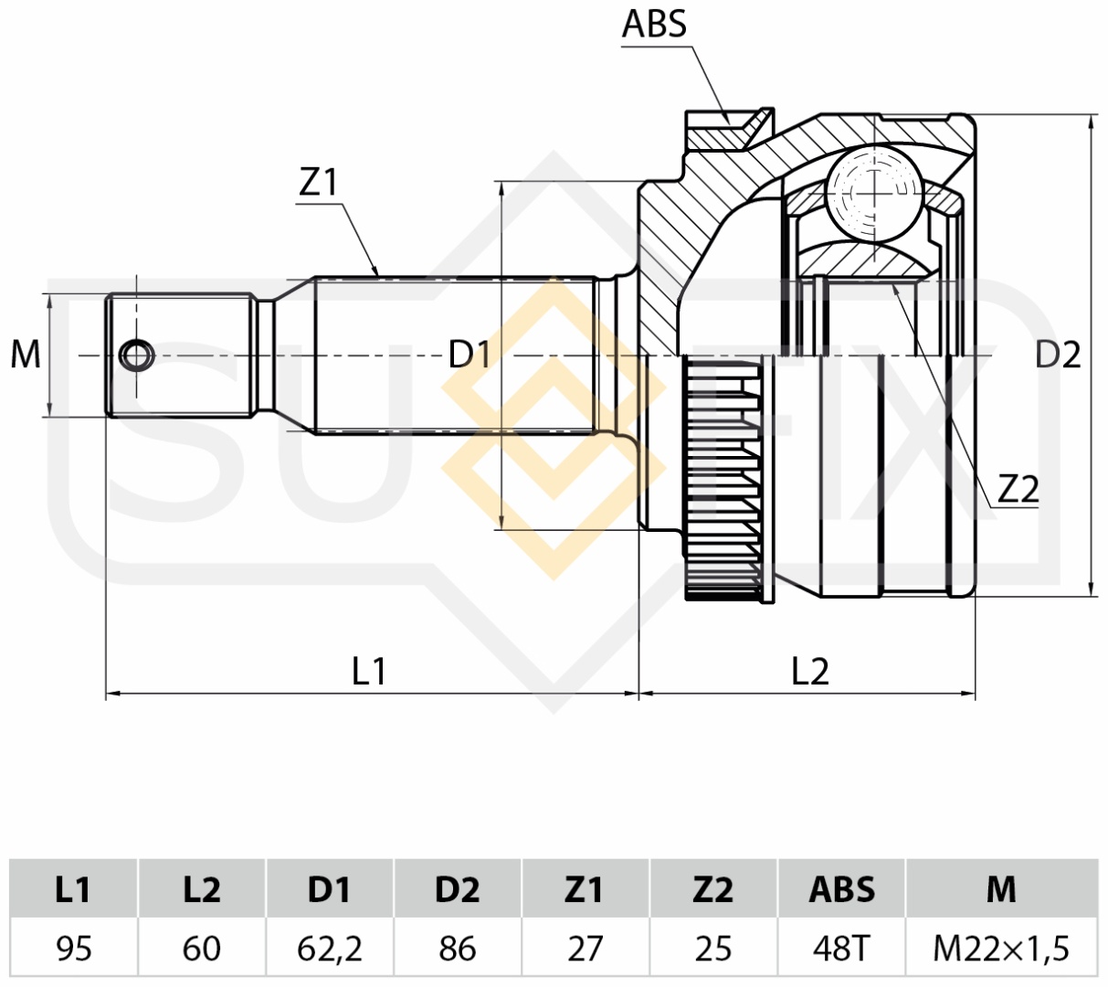Sufix шрус ST1031