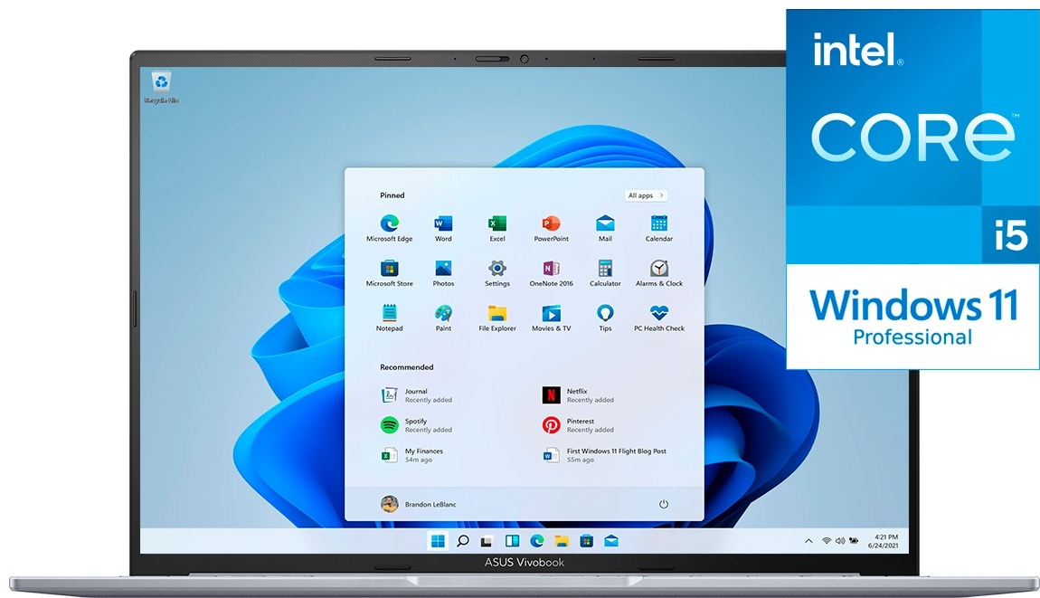 Ноутбук ASUS VivoBook 16 X1605VA-MB1713G 16" / 16 Гб / SSD 1000 Гб / Win 11 Pro / 90NB10N2-M0H4T0
