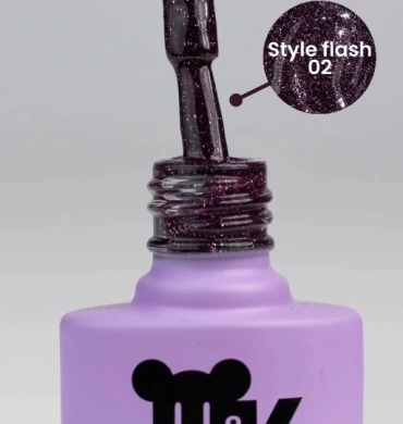 M&K nails гель-лак Style Flash 02 камуфлирующее 7 мл