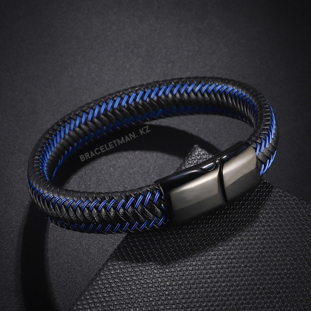 Браслет BRACELETMAN.KZ 470185729 длина 21 см натуральная кожа, без вставок