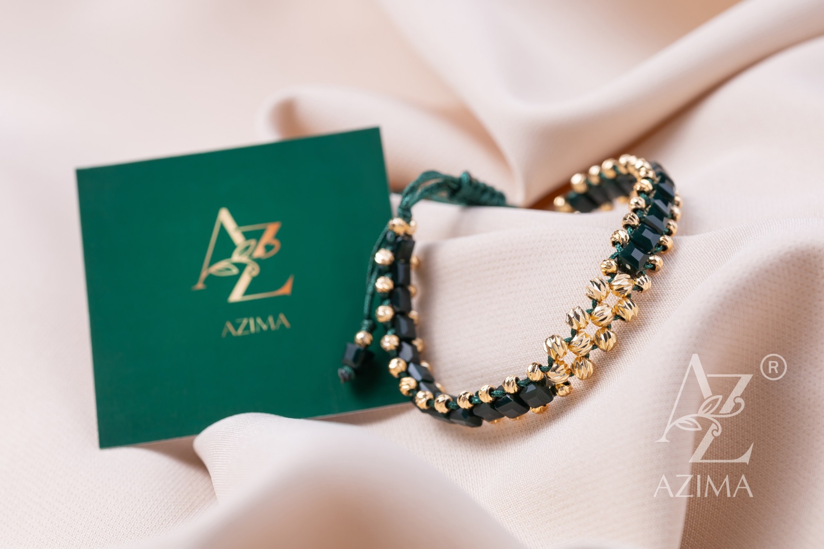 AZIMA GOLD1 199392350 длина 18 см, вес 0.8 г сплав покрытый золотом 14К, плетение веревка