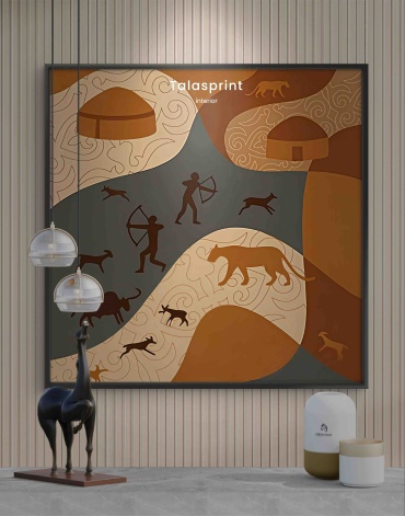 Talasprint картина Абстракт 100x100 см