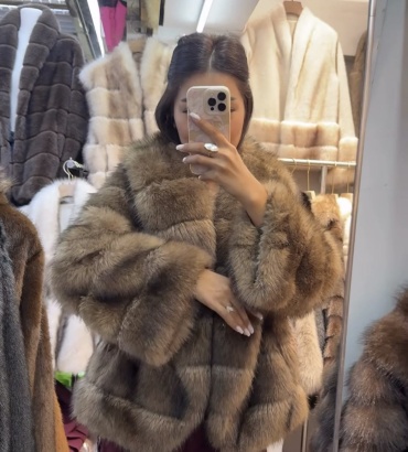 Шуба Brandkz коричневый