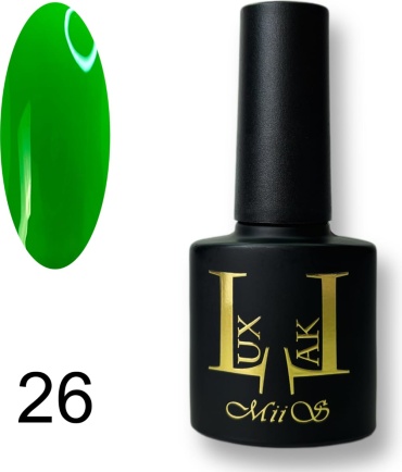 MiiS гель-лак LuxLak 26 глянцевое 7.3 мл