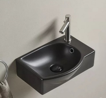 Раковина GID-ceramic Bm9276L подвесная прямоугольная 40.50х28 см, керамика